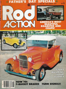 ROD ACTION 1981 JUNE - ROADSTER-COUPE, T BUCKET BRAKES, TURN SIGNALS